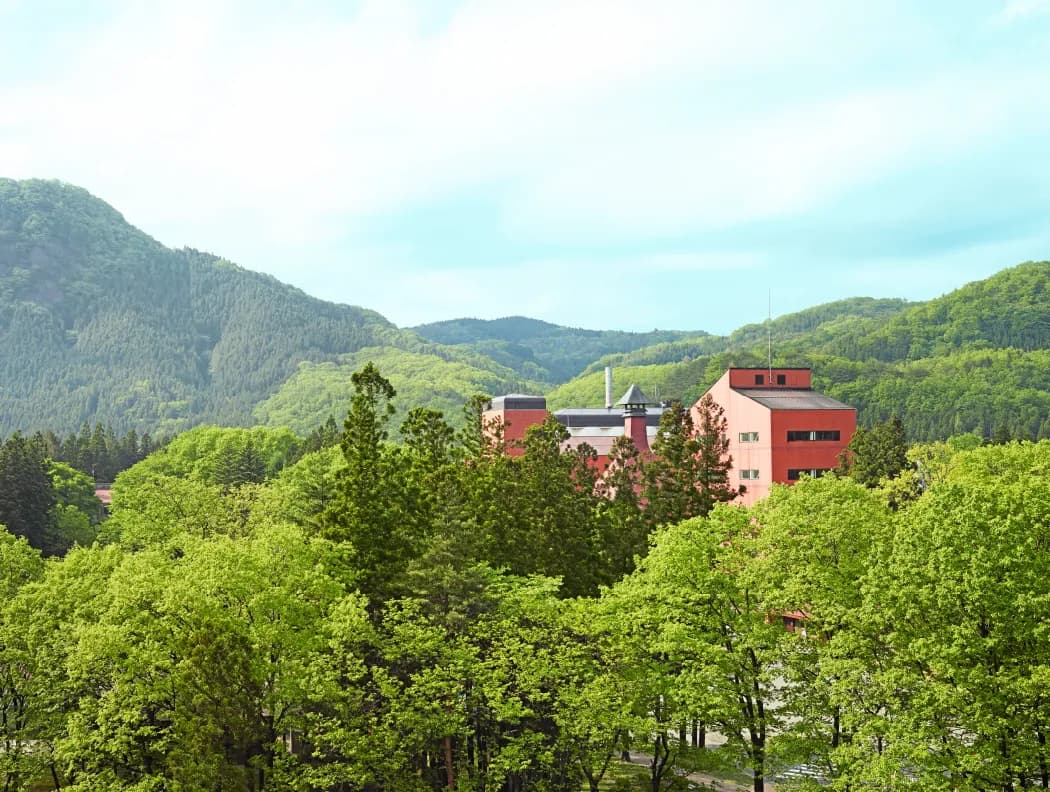 宮城峡蒸溜所の風景