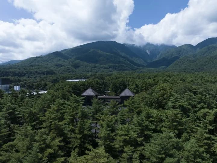 白州蒸溜所の風景